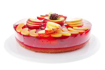 sweet jelly pie and peach