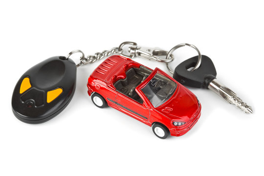 Toy car and keys