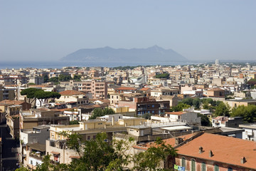 Fototapeta na wymiar Terracina i przylądek Circeo
