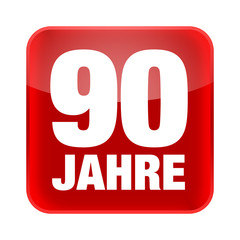 90 Jahre Button