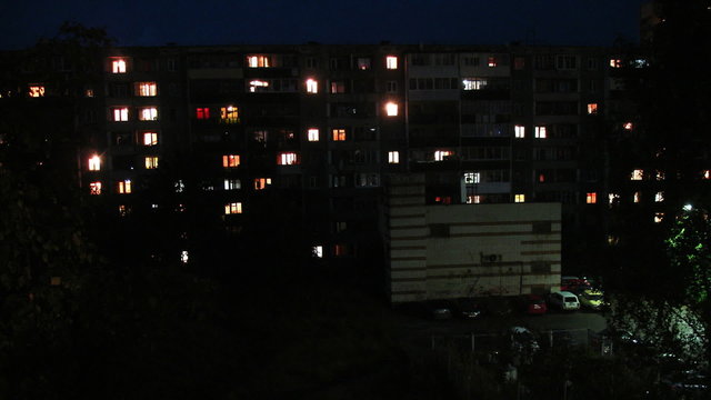 Block of flats time lapse video, Full DH