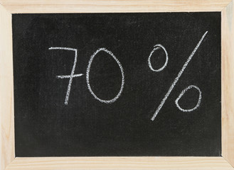 Board with seventy percent.