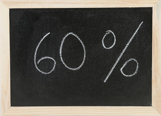 Board with sixty percent.
