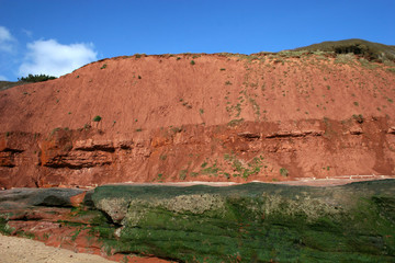 sandstone cliffs