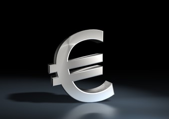 Euro silber 3D