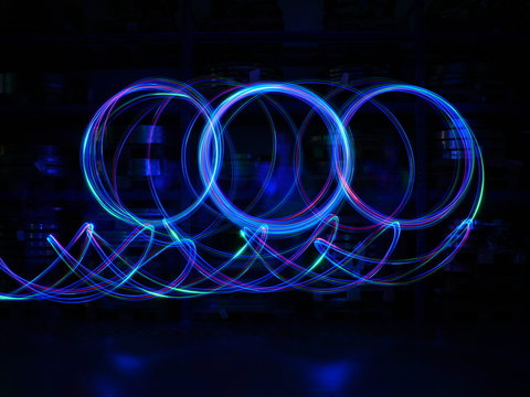 Lichtkunst - Kreise