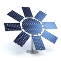 Solar sunflower module