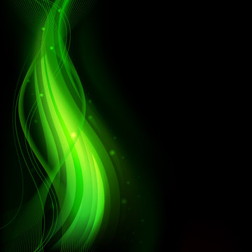 Green Futuristic Background