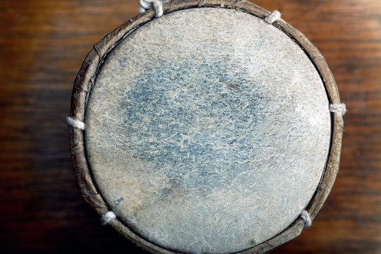 Leather drum