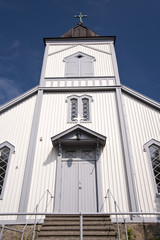 Kirche von Gullholmen in Schweden