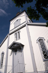 Kirche von Gullholmen in Schweden