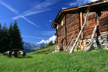 Chalet des Roches au dessus des Contamines