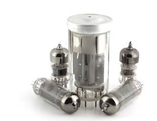 Old triodes (valves).
