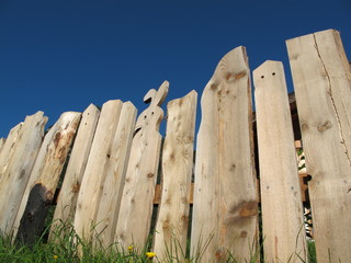 gartenzaun aus holz