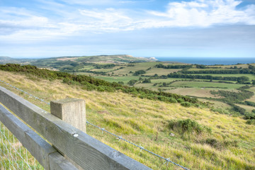 Fototapeta na wymiar View over Dorset