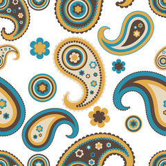 Seamless paisley pattern