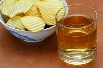 drink and snack