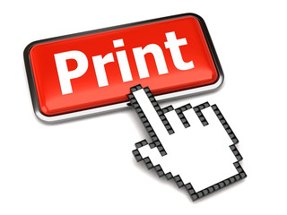 Print button and hand cursor