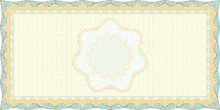 Secured Guilloche check background with layers in vector file