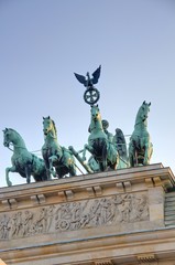porte de brandebourg &agrave; berlin