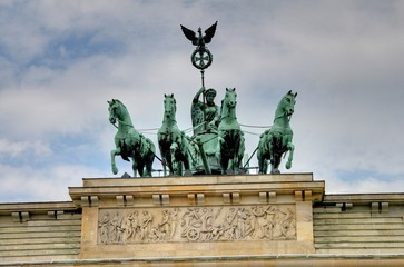 Obraz premium porte de brandebourg à berlin