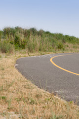 Beach road for bikes in New Jersey