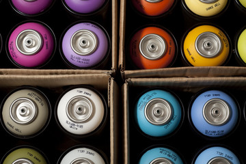 Spray Paint Cans