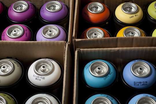 Spray Paint Cans