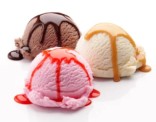 Photo sur Plexiglas Dessert glace napolitaine