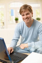 Man using computer