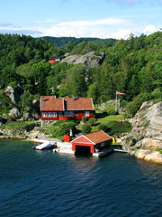Norway harbour - Skejrnoy Island © cargol