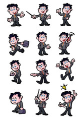 collevtion of business man