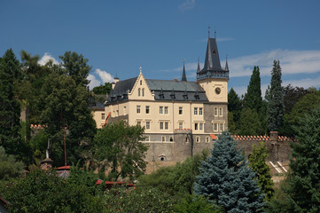 Fototapeta na wymiar Czech republic, Zruc nad Sazavou, castle