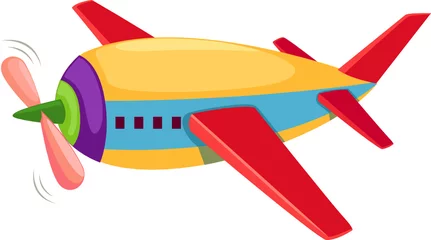 Rolgordijnen Vliegtuig met lege banner © Wichittra Srisunon
