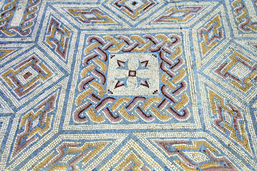 mosaic in Conimbriga, Portugal
