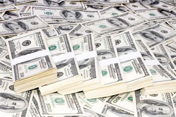 Stack of $100 bills