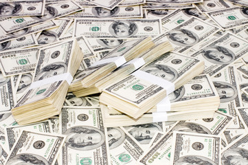 Stack of $100 bills