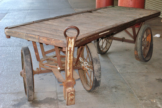 Abandoned Pull Cart