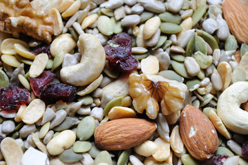 Mixed Nuts and Cranberries