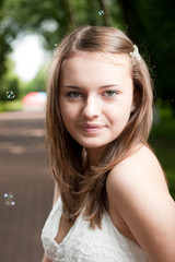 Outdoor girl portrait