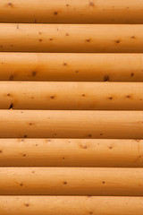 The wall of a new home