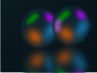 Kugeln mit spiegelung