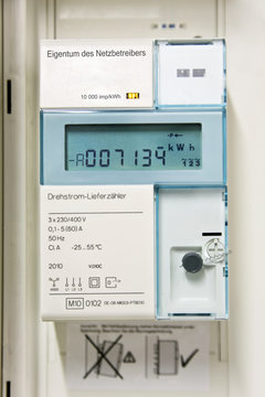 Stromz&auml;hler f&uuml;r Solarstrom, electricity meter