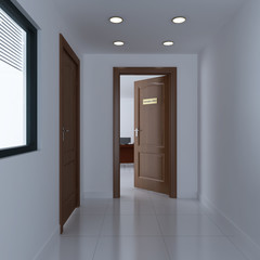 3d render manager office