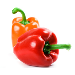 two bell peppers