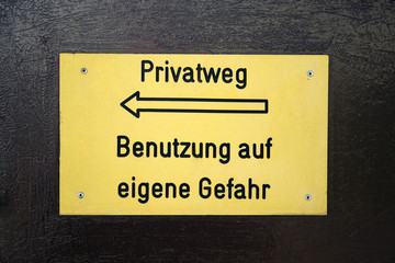 Schild 