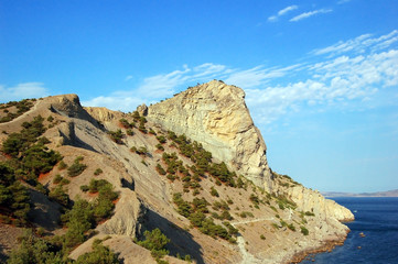Rock and sea, Noviy svet, Crimea, Ukraine