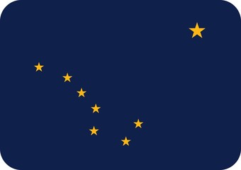 Drapeau de l'Alaska, état américain
