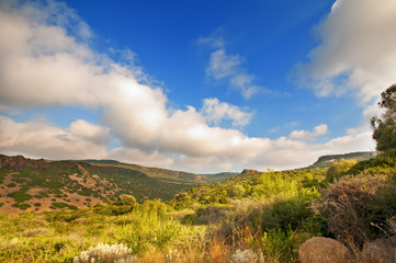 coast of Sardinia, sea, sand and rocks