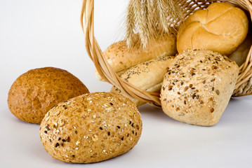 basket with the bread